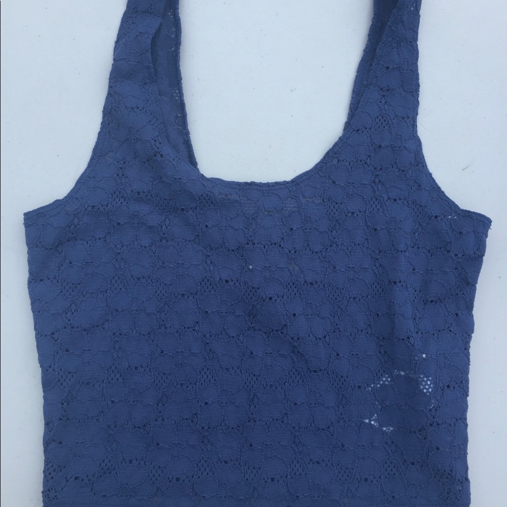 Hollister lace tank top